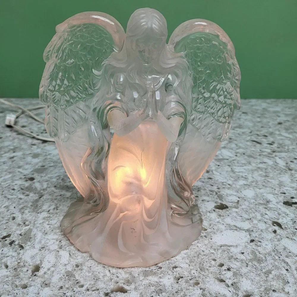 Light-Up Praying Angel  8 Inches